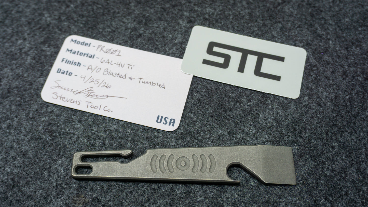 PR001 - A/O Blasted & Tumbled Titanium