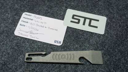 PR001 - A/O Blasted & Tumbled Titanium