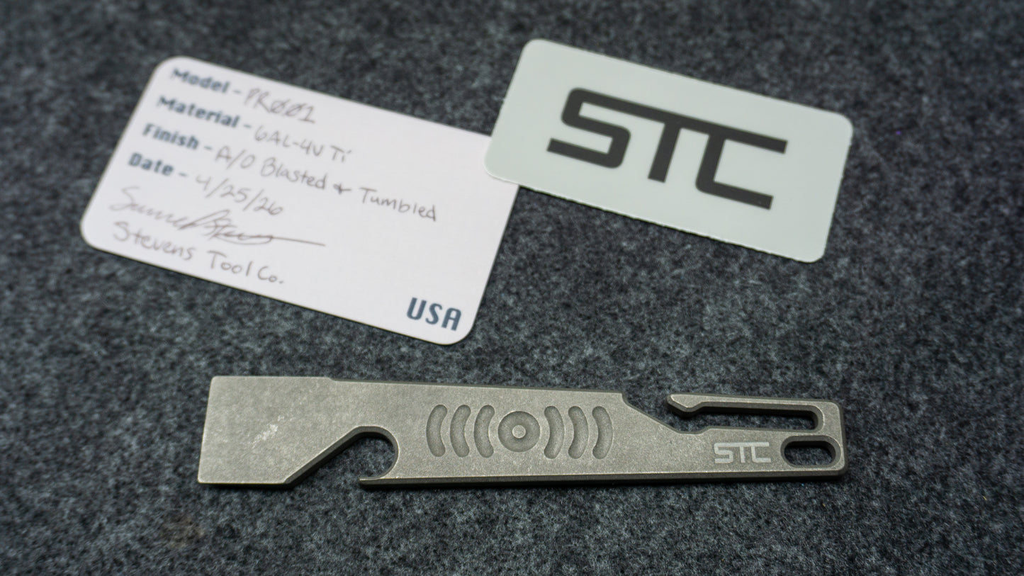 PR001 - A/O Blasted & Tumbled Titanium