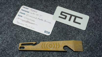 PR001 - Distressed Matte Bronze Titanium