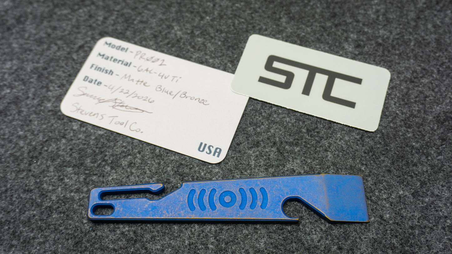 PR001 - Matte Blue & Bronze Titanium