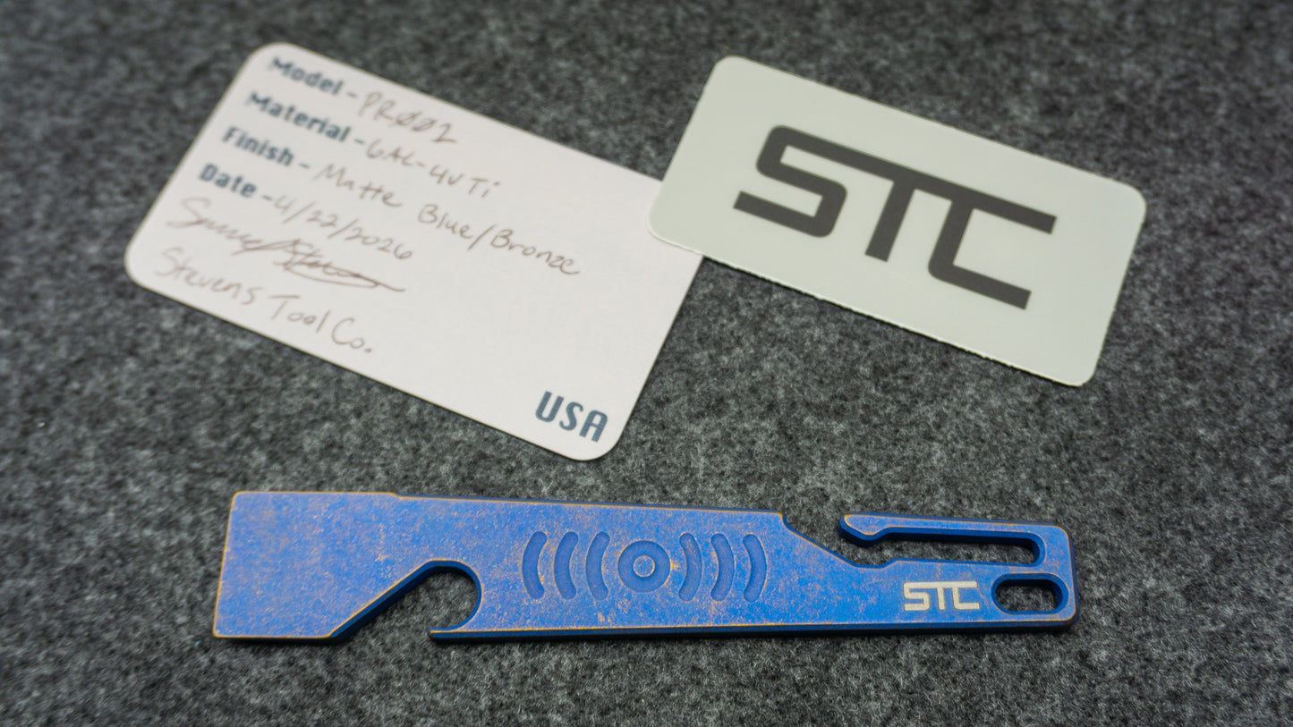 PR001 - Matte Blue & Bronze Titanium