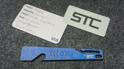 PR001 - Matte Blue & Bronze Titanium