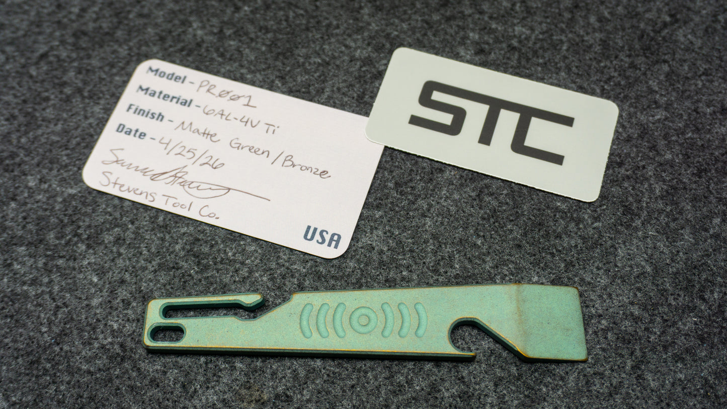 PR001 - Matte Green & Bronze Titanium